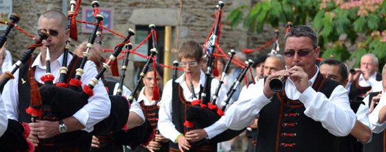 Bagad de Rhuys Festival en Gevaudan 2013